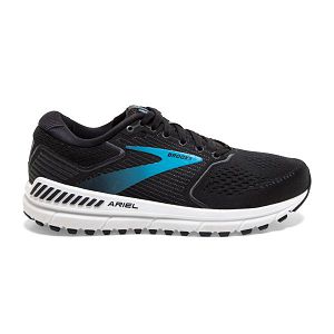 Brooks Ariel 20 Womens Road Running Shoes Black/Blue/White | USA-NLY126983